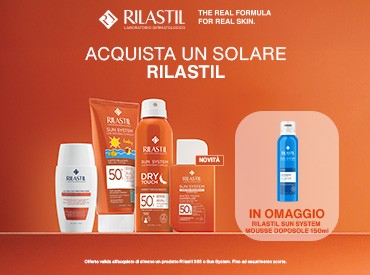 1 Doposole in regalo con ogni Solare Rilastil